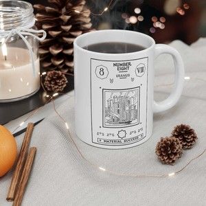 Numerology Lifepath Number 8 Power Coffee mug 11oz Birthday Gift New